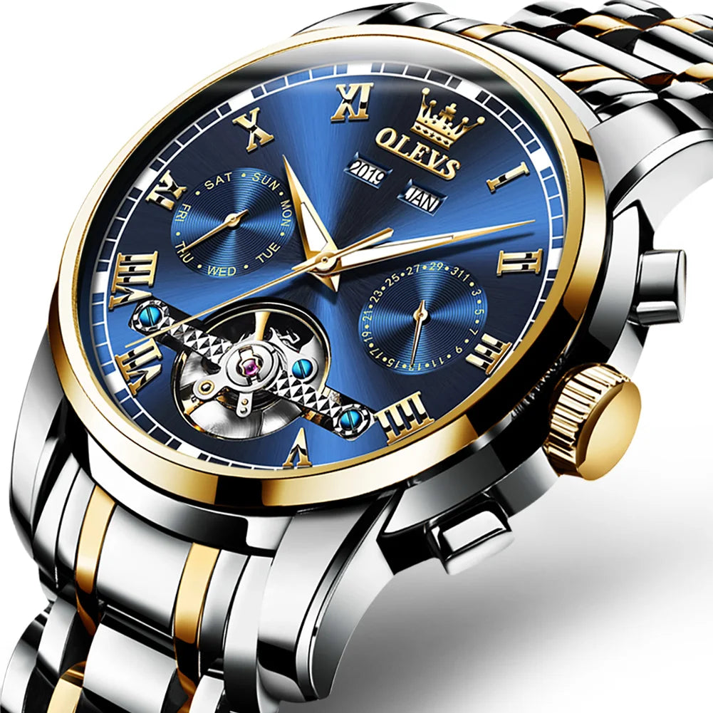 OLEVS 6607 Luxe Automatisch Herenhorloge