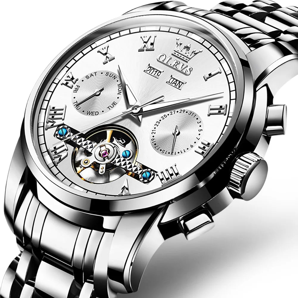 OLEVS 6607 Luxe Automatisch Herenhorloge