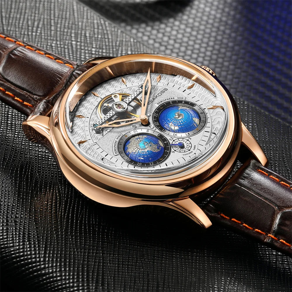 SEAKOSS 1963 Luxe Pilotenhorloge