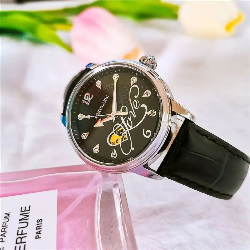 AOKULASIC Elegant Automatisch Dameshorloge
