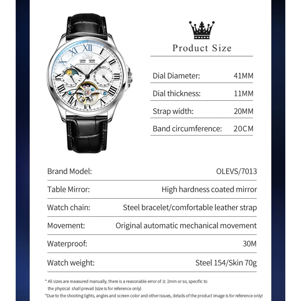 OLEVS 7013 Automatisch Herenhorloge