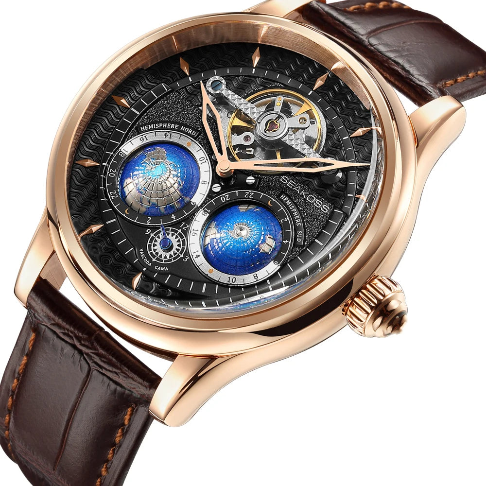 SEAKOSS 1963 Luxe Pilotenhorloge