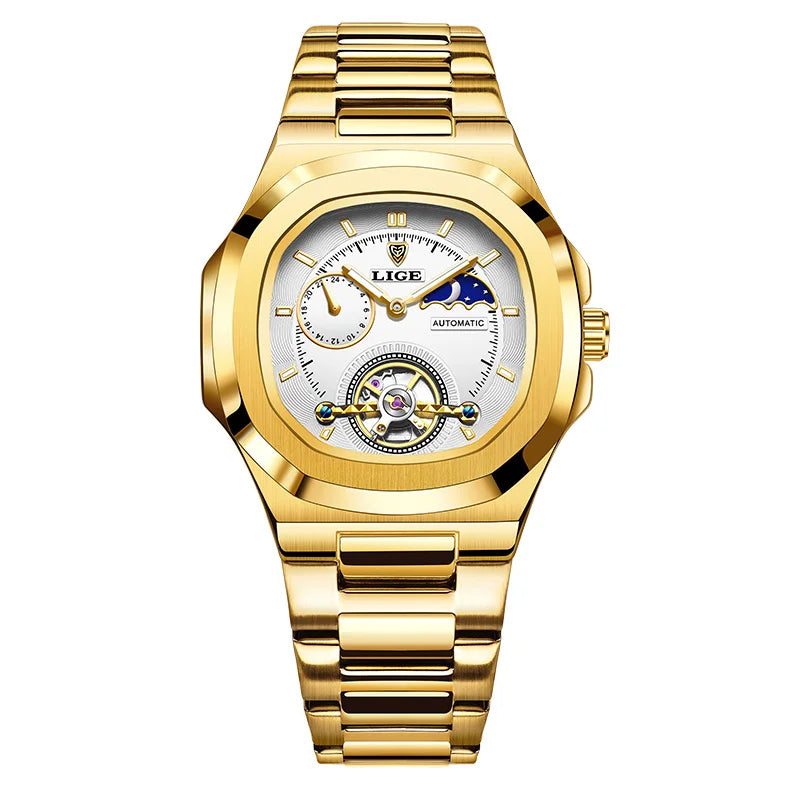 LIGE Automatisch Herenhorloge