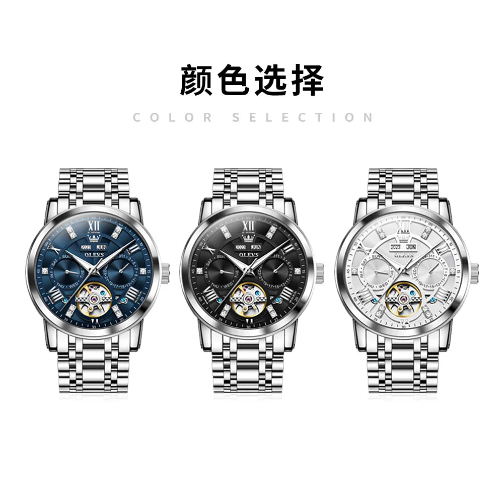 OLEVS 6701 Luxe Herenhorloge
