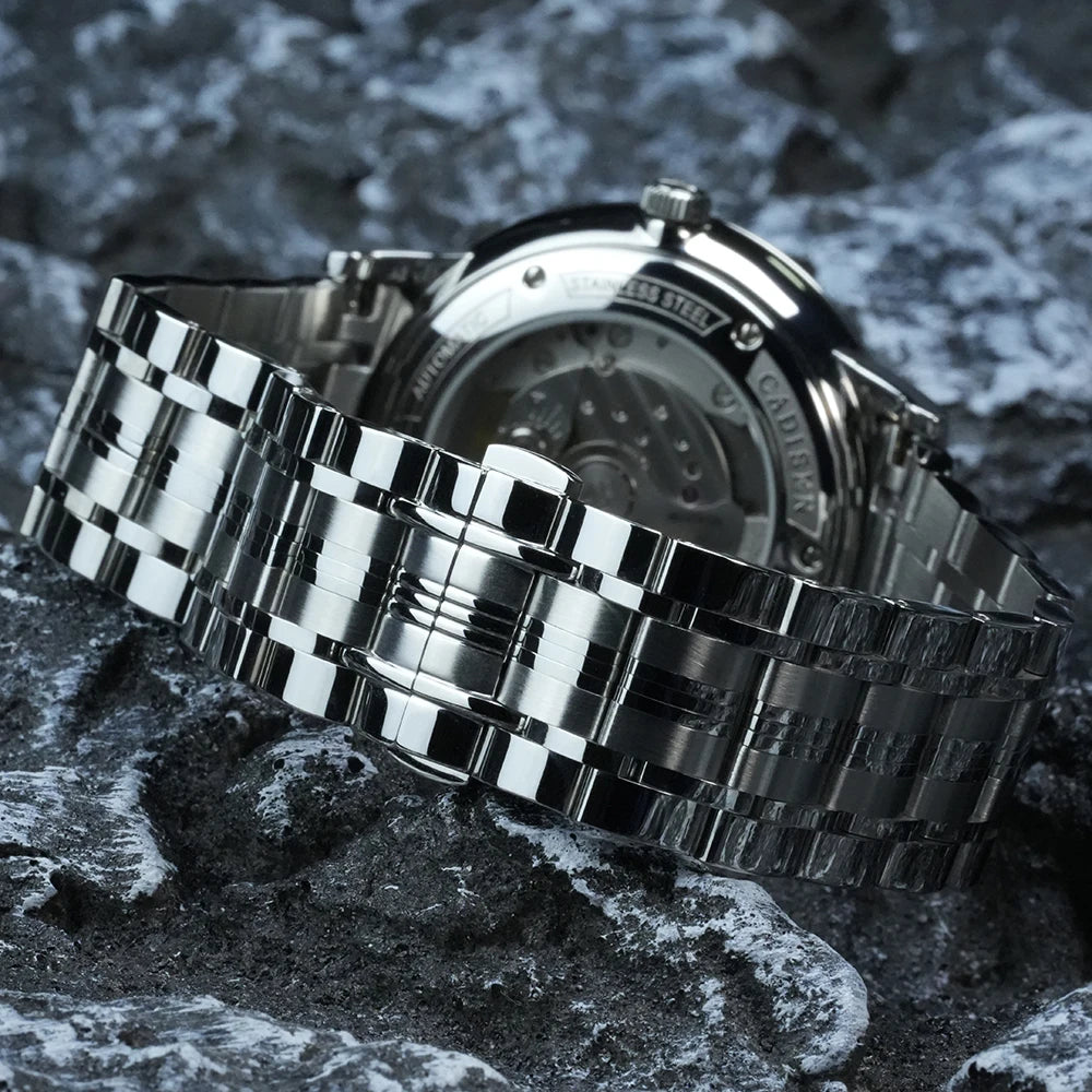 CADISEN C8175 Ultradun Zakelijk Automatisch Herenhorloge