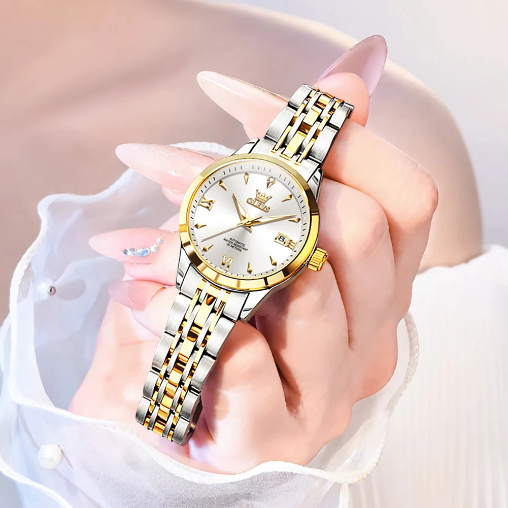OLEVS 9956 Elegant Automatisch Dameshorloge