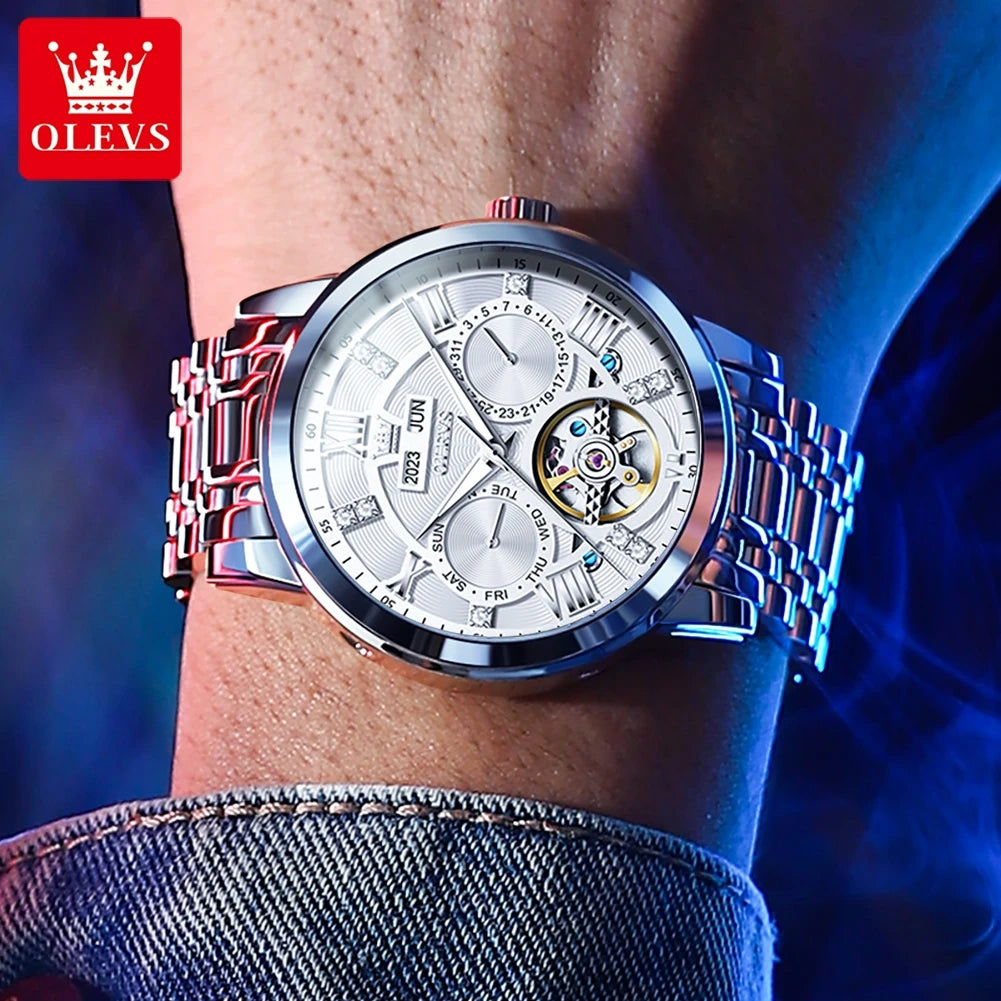 OLEVS 6701 Luxe Herenhorloge