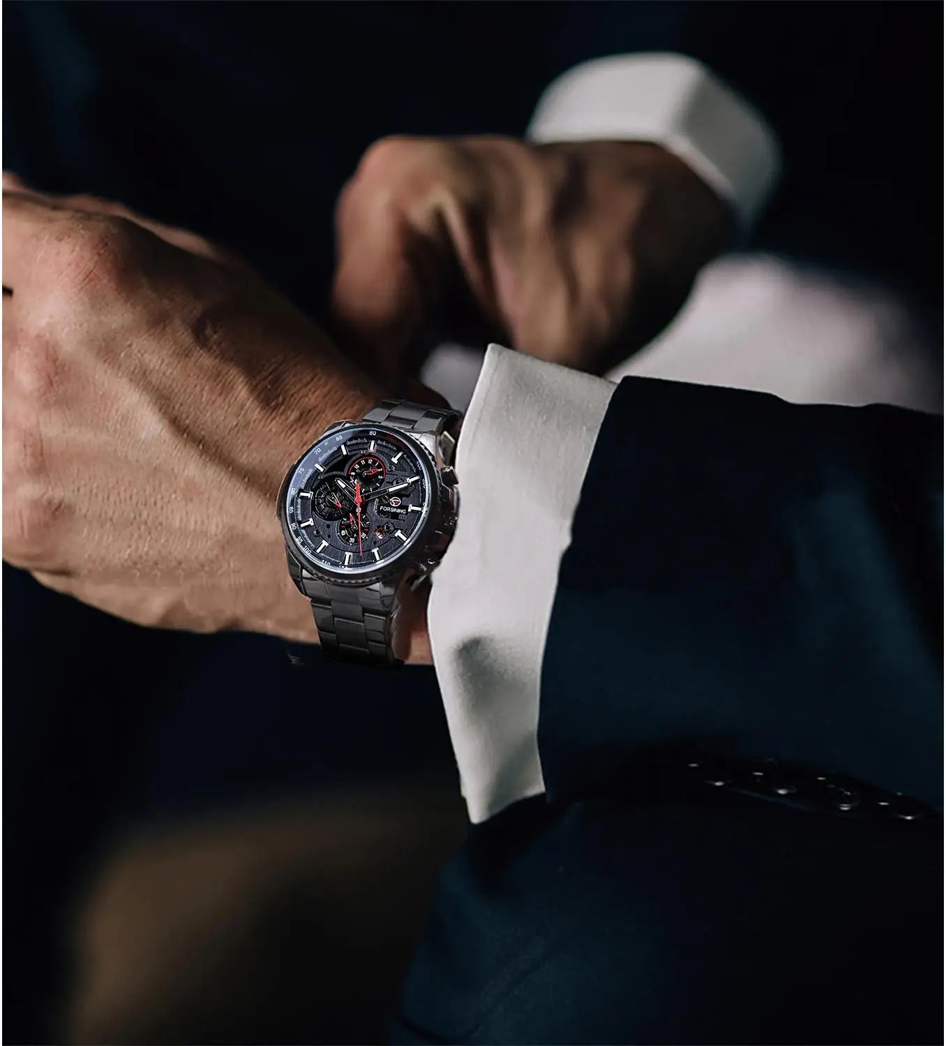 FORSINING GMT1137-4 - Herenhorloge