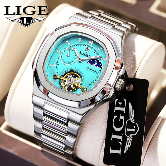 LIGE Automatisch Herenhorloge