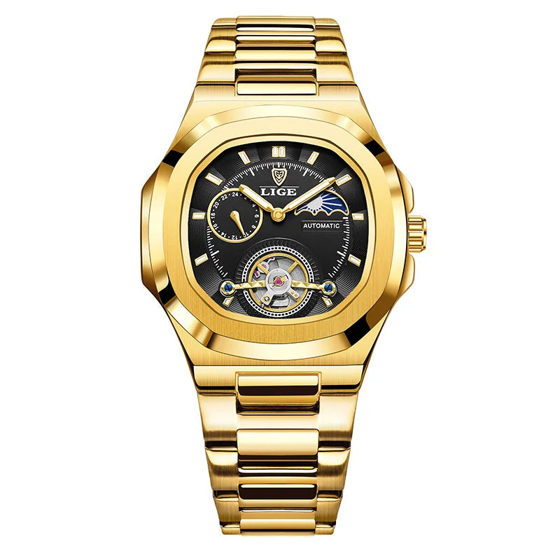 LIGE Automatisch Herenhorloge