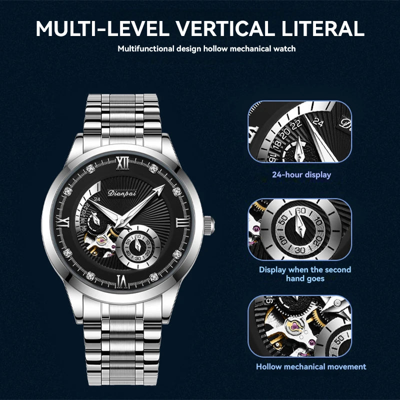 Dianpai Black Warrior Herenhorloge