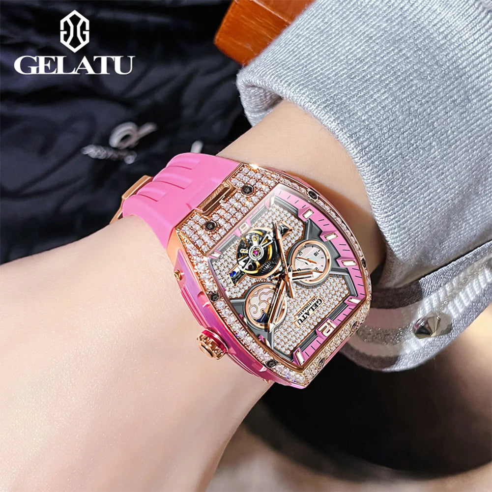 GELATU 6016 Luxe Automatisch Dameshorloge