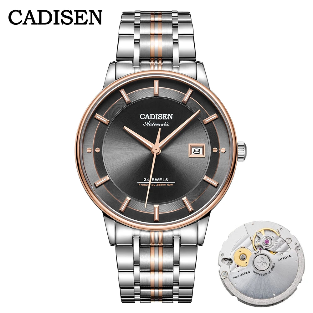 CADISEN C8175 Ultradun Zakelijk Automatisch Herenhorloge