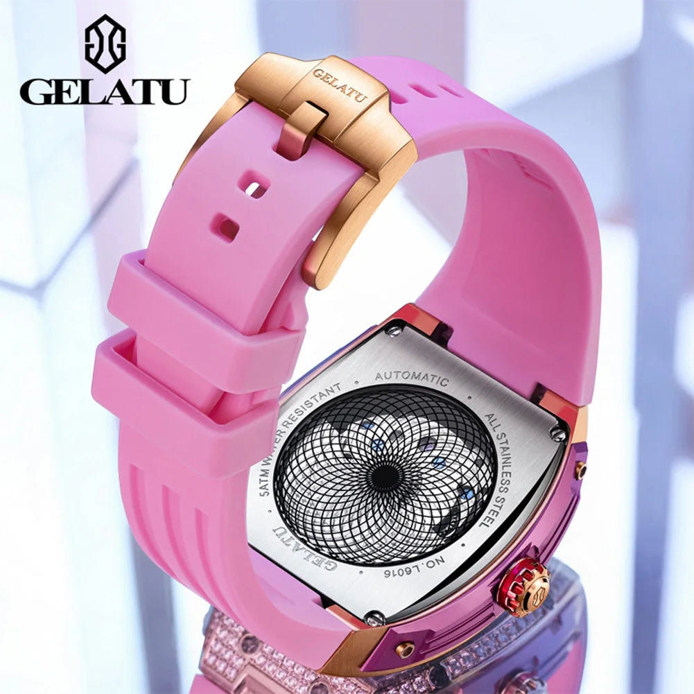 GELATU 6016 Luxe Automatisch Dameshorloge