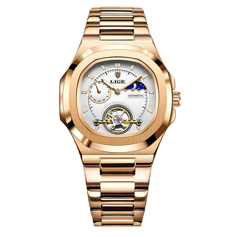LIGE Automatisch Herenhorloge