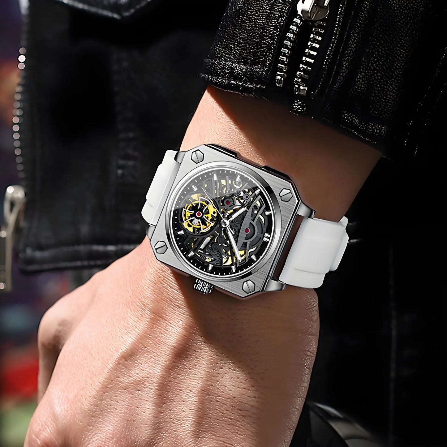 BINBOND H1133 Tourbillon Skeleton Herenhorloge