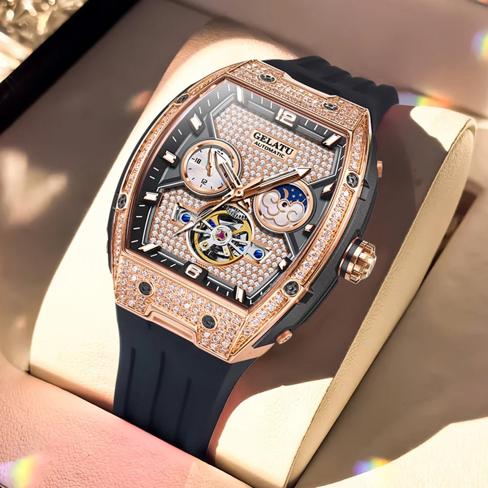 GELATU 6016 Luxe Automatisch Dameshorloge