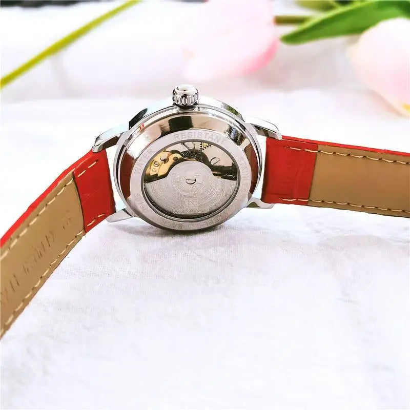AOKULASIC Elegant Automatisch Dameshorloge