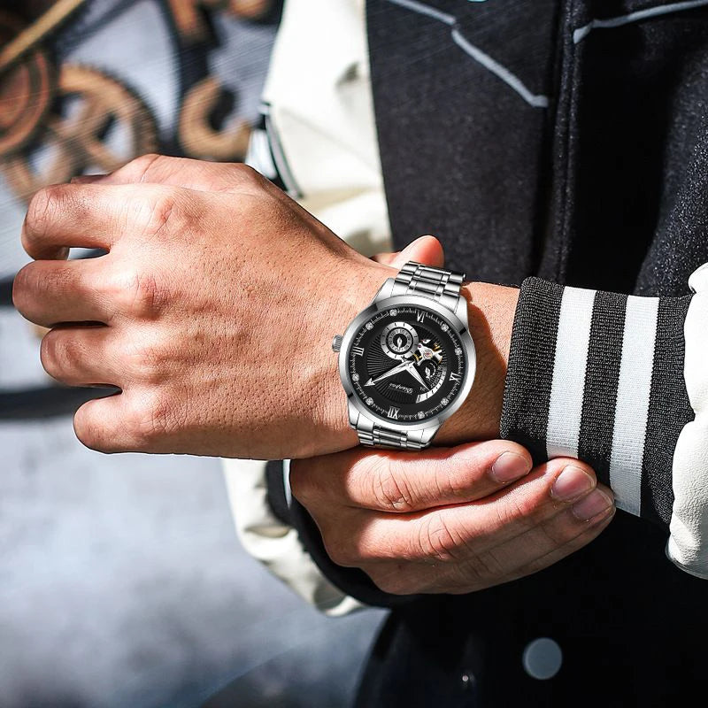 Dianpai Black Warrior Herenhorloge