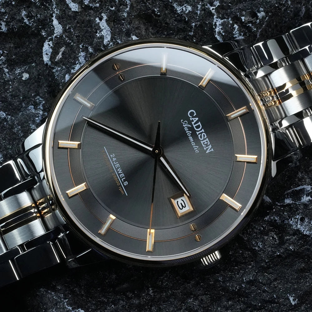 CADISEN C8175 Ultradun Zakelijk Automatisch Herenhorloge
