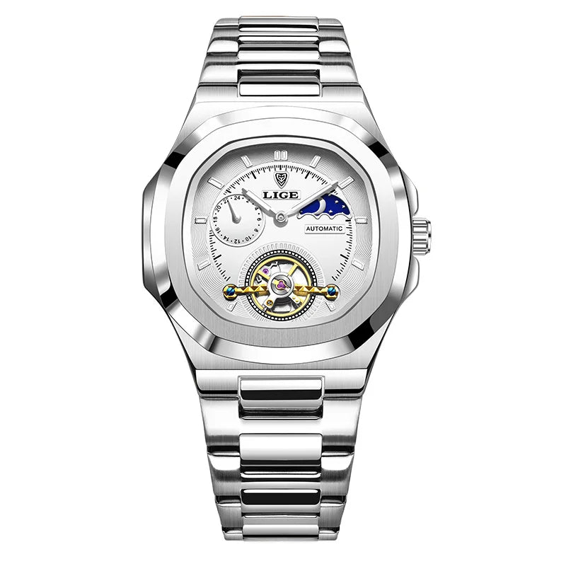 LIGE Automatisch Herenhorloge