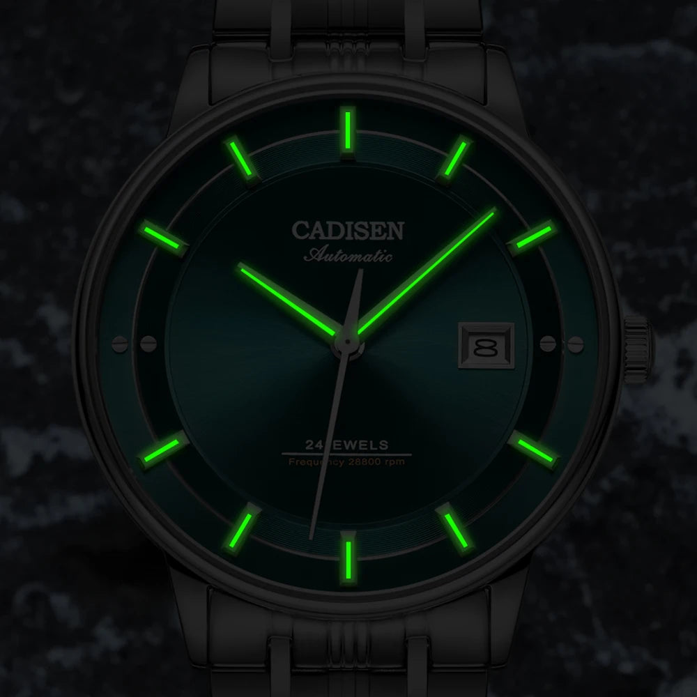 CADISEN C8175 Ultradun Zakelijk Automatisch Herenhorloge