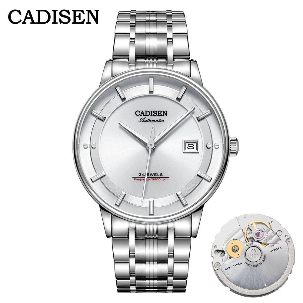CADISEN C8175 Ultradun Zakelijk Automatisch Herenhorloge