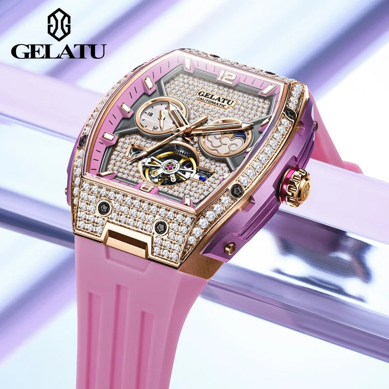 GELATU 6016 Luxe Automatisch Dameshorloge