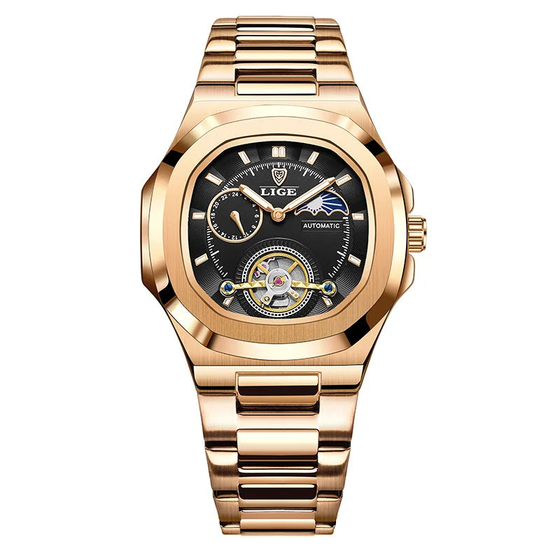 LIGE Automatisch Herenhorloge