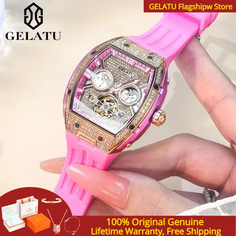 GELATU 6016 Luxe Automatisch Dameshorloge