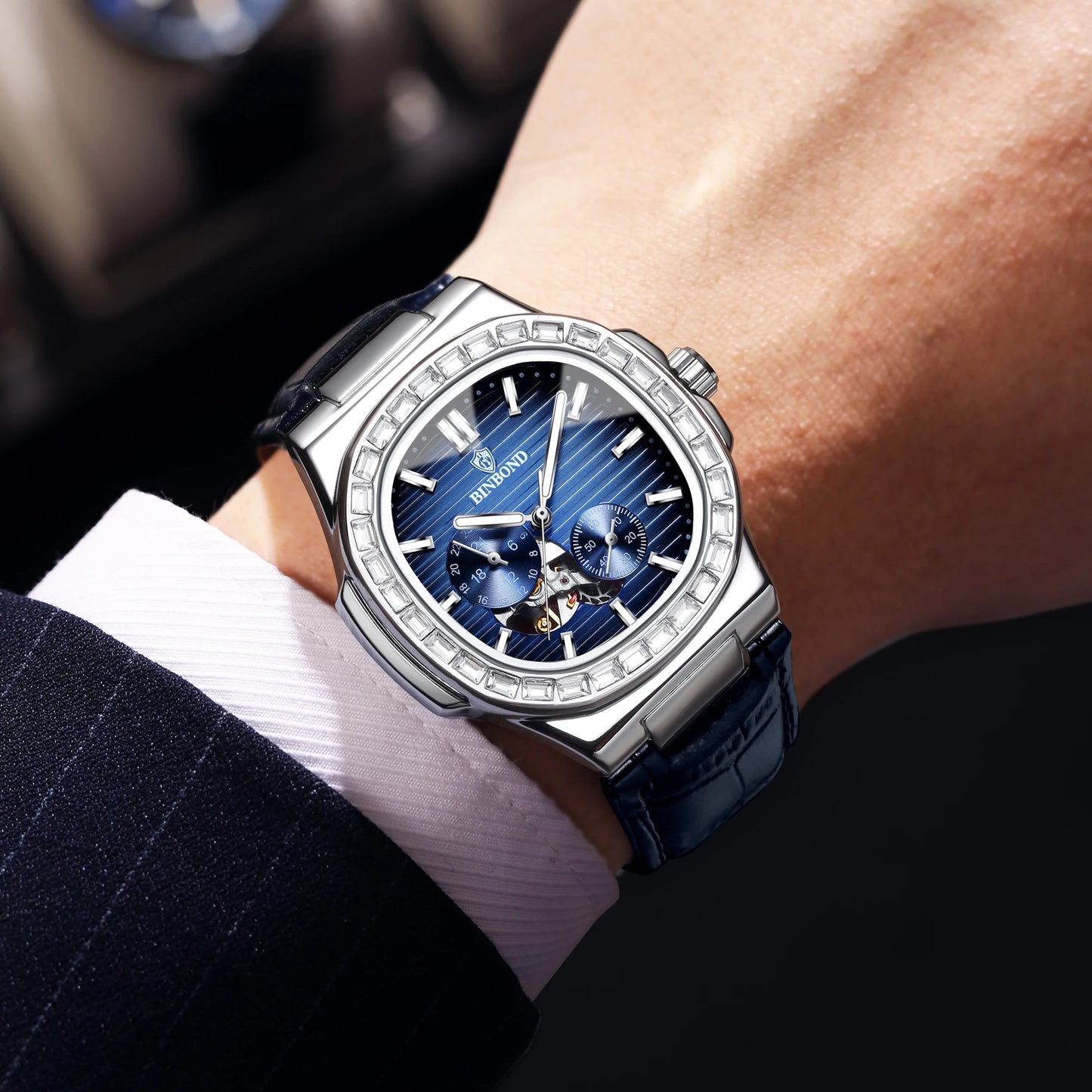 BINBOND J1116 Tourbillon Skeleton Herenhorloge